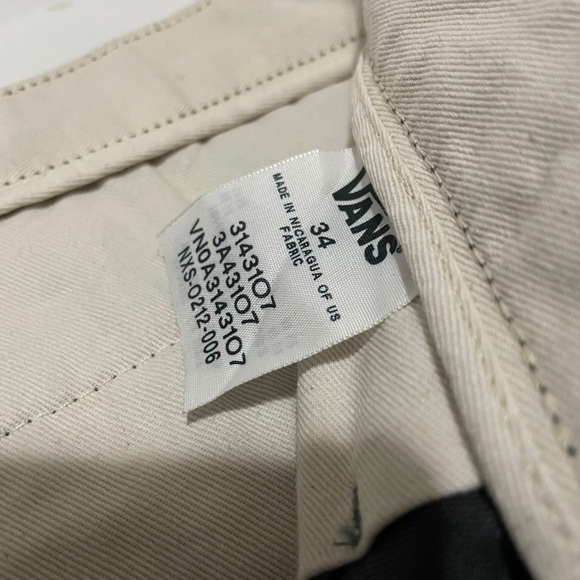 Vans Gray Slim Fit Chino Pants - Men’s Size 34 - Picture 7 of 9